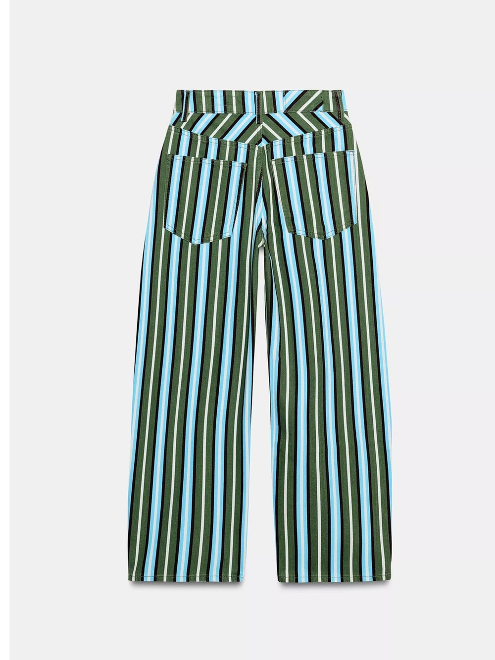 Zara Z1975 STRIPED BARREL JEANS - Picture 8 of 11